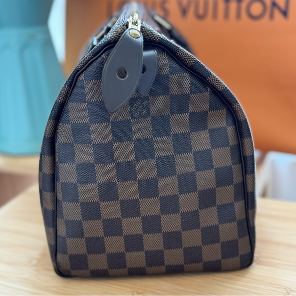 Louis Vuitton Speedy 30 Damier Ebene Satchel Bag - Picture 4 of 17